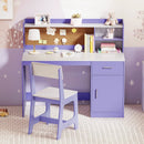 Kids Study Desk and Chair Set Student Table and Chair by LJGDeals