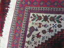 4' X 7' Vintage Handmade Indian Jaipur Rug Bird Carpet