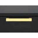 2 Drawer Rectangular Nightstand - Black by HouseOfZazla