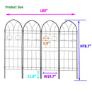 Metal Garden Trellis Rustproof Trellis For Climbing Plant, Outdoor Flower Support by HouseOfZazla