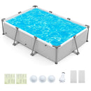 690/978/1158/1617 Gal Outdoor Family Swimming Pool with Metal Frame by LJGDeals