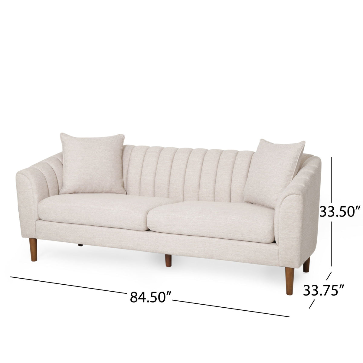 Contemporary 3 Seater Sofa With Accents, photo 9 of 40