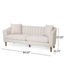 Contemporary 3 Seater Sofa With Accents