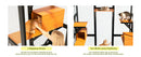 62.6" Solid Wood Pet Enclosure