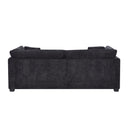 83.50" Modern Flared Arms Sofa (Black) by HouseOfZazla