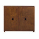 Sideboard, Buffet Cabinet With 2 Outlet Holes, Storage Cabinet For Entryway, Hallway, Living Room, Kitchen, Dining Room, Bedroom - Walnut by HouseOfZazla