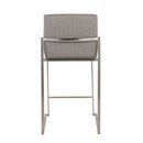 Fuji - Contemporary High Back Counter Stool, Functional Design
