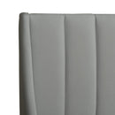 Aspen - Vertical Tufted Modern Headboard Platform Bed Set by HouseOfZazla
