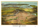 Vintage Map of Newark, New Jersey 1916