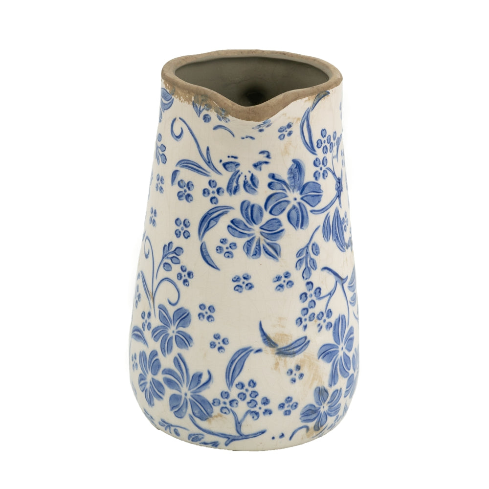Ceramic Pitcher Vase With Handle, photo 3 of 8