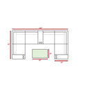 Outdoor Wicker Sectional With Weather Resistant Cushions And Table