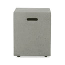 Modern Tank Holder Side Table With Smooth Concrete Surface by HouseOfZazla