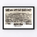 Vintage Map of Rockaway, New Jersey 1902