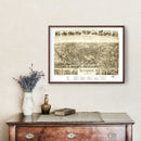 Vintage Map of Rutherford, New Jersey 1904