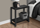 Accent Side Table Narrow Small 2-Tier Contemporary Modern by HouseOfZazla
