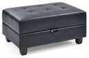 Stylish Storage Contemporary Ottoman by Unique Piece Furniture