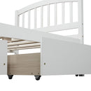 Platform Storage Bed Wood Bed Frame With Two Drawers And Headboard by HouseOfZazla