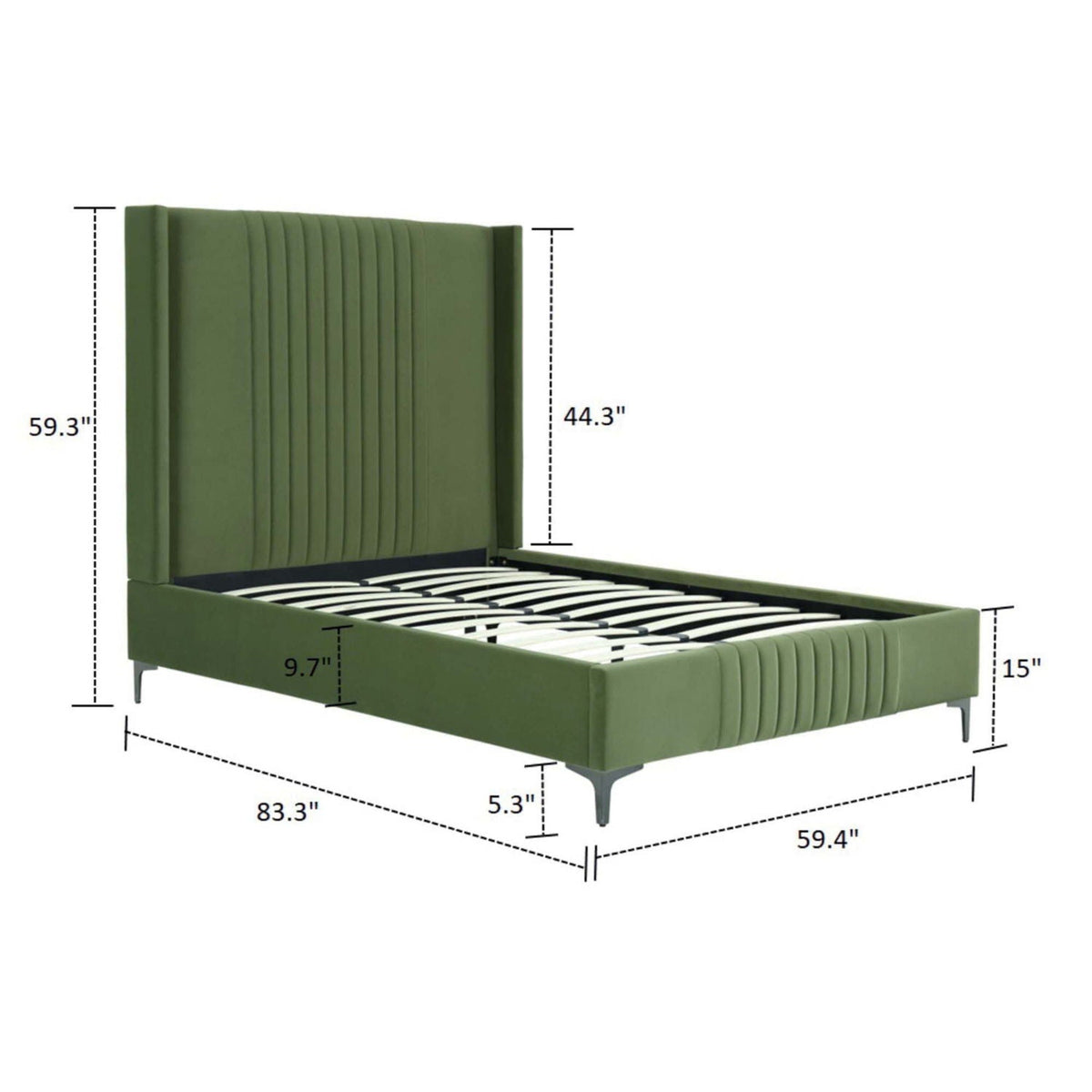 Promenade - Bed With Upholstered Headboard And Slats, photo 24 of 40