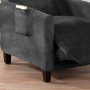 Velvet Stretch Slipcover - Gale Collection by Great Bay Home