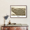 Vintage Map of Beaver, Pennsylvania 1900