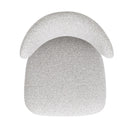 Locke - Modern Upholstered Counter Stool With Frame - Salt / Pepper by HouseOfZazla