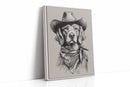A Canine Cowboy's Stalwart Gaze