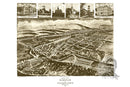 Vintage Map of Burnham, Pennsylvania 1906