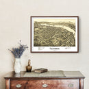 Vintage Map of California, Pennsylvania 1902