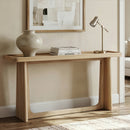 Farmhouse Console Table with Tray Top Design by HouseOfZazla