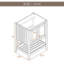 Bathroom Vanity Base Only, Soild Wood Frame, Bathroom Storage Cabinet With Doors And Open Shelf by HouseOfZazla