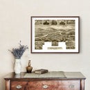 Vintage Map of Confluence, Pennsylvania 1905