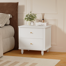 Modern 2-Drawer Nightstand