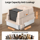 Stainless Steel Cat Litter Box Big Size by HouseOfZazla