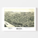 Vintage Map of Donora, Pennsylvania 1901