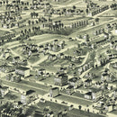 Vintage Map of Donora, Pennsylvania 1901