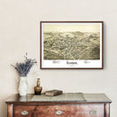 Vintage Map of Dunbar, Pennsylvania 1900