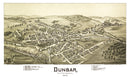 Vintage Map of Dunbar, Pennsylvania 1900