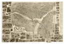 Vintage Map of Easton, Pennsylvania 1900