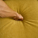 83" Modern Sectional Sofas Couches Velvet L-Shaped Couches for Living Room, Bedroom, Yellow