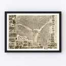 Vintage Map of Easton, Pennsylvania 1900