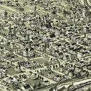 Vintage Map of Evans City, Pennsylvania 1900