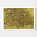 Vintage Map of Erie, Pennsylvania 1909