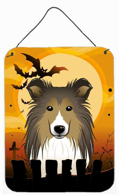 Halloween Sheltie Wall or Door Hanging Prints BB1800DS1216