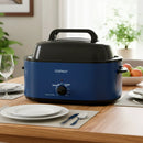 22QT Electric Roaster Oven Turkey Roaster with Visible and Self-Basting Lid by LJGDeals