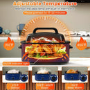 22QT Electric Roaster Oven Turkey Roaster with Visible and Self-Basting Lid by LJGDeals