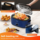 22QT Electric Roaster Oven Turkey Roaster with Visible and Self-Basting Lid by DirectDeals