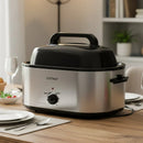 22QT Electric Roaster Oven Turkey Roaster with Visible and Self-Basting Lid by LJGDeals