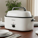 22QT Electric Roaster Oven Turkey Roaster with Visible and Self-Basting Lid by LJGDeals