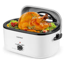22QT Electric Roaster Oven Turkey Roaster with Visible and Self-Basting Lid by LJGDeals