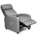 Recliner Sofa Wingback Chair with Massage Function by LJGDeals